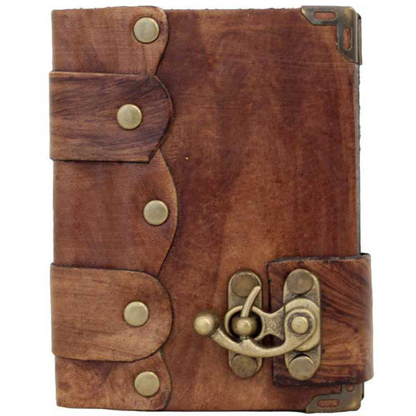 unaragazzadilibriecicatrici:  Plain Brown Mini Leather Journal / Diary / Lock / Sketchbook