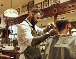 vintagebarbershop:  Source: Instagram: http://www.instagram.com/savillsbarbers