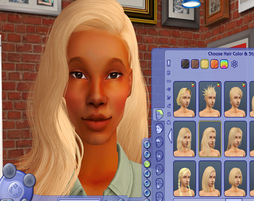 I played around with Ash and Jake’s genes in CAS and please?? Can we even?? ￼ ￼  ￼