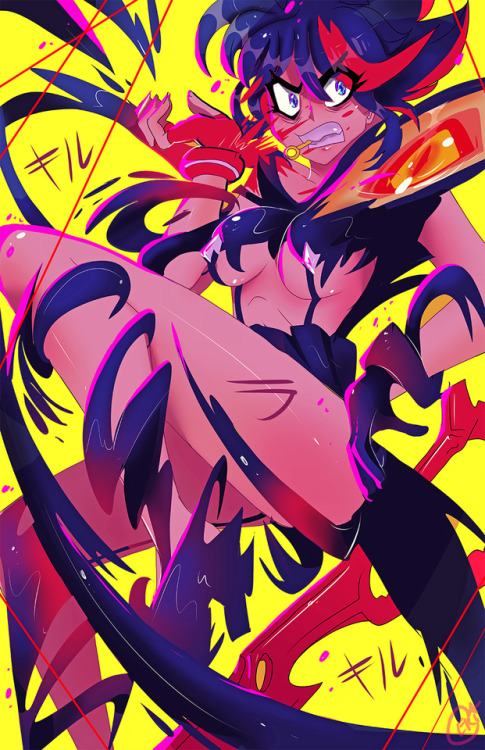 -Ryuko Matoi- Inspired by my resent trip to AnimeExpo to see their live drawing panelBUY PRINTMy Web