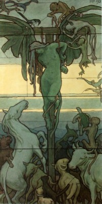 silenceforthesoul:       Maximilian Pirner (1854-1924) - Homo Homini Lupus, 1901 