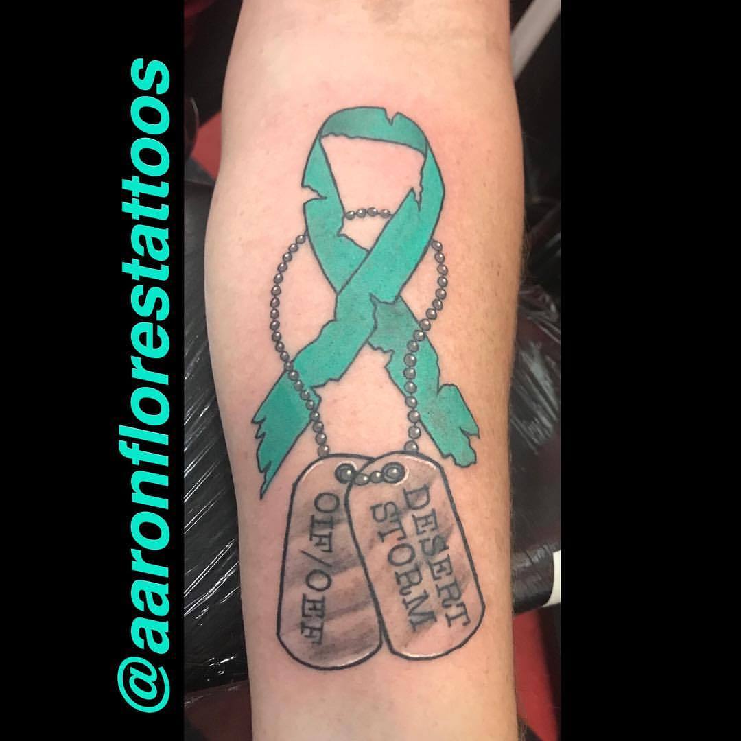 Black Moon Tattoo Co  Copperas Cove  This PTSD awareness tattoo by  Shay was inspired by the original art of shawncoss Check out his feed  and buy some of his art