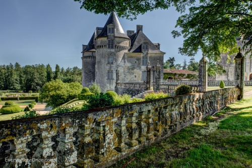 castlesandmedievals: Le Château de la Roche Courbon Château de la Roche Courbon is a lar