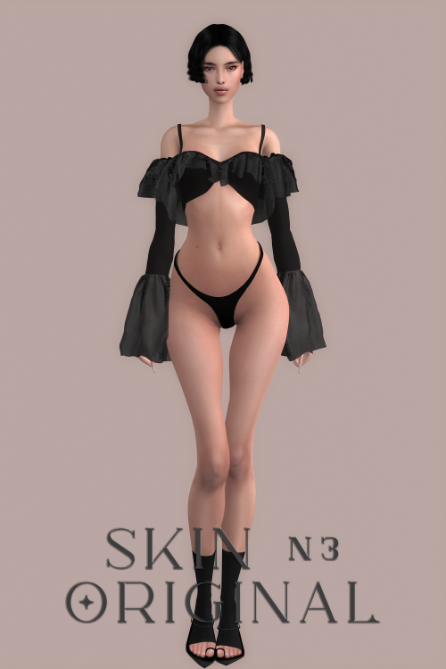 SKINS and soul mirrors!SKIN N3 - ORIGINAL60  swatсhes (30 from light to dark tone colors + 2 eyelid 