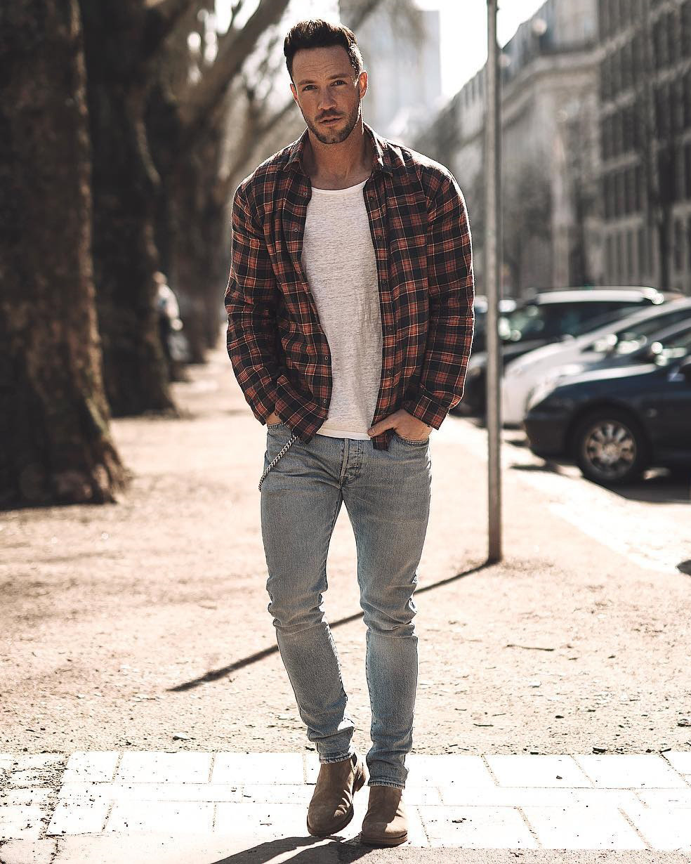 FASHION VANITY — Shirt: The Kooples Jeans: Levi's Shoes: SAINT...