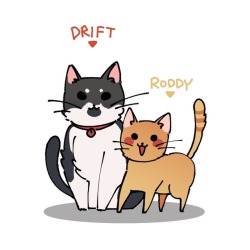 coralus: I just wanted to introduce my new member of my family that I adopted another kitty just yesterday and named it Roddy! (Or Rodimus if you want)   And surprisingly, he and my kitty Drift gets along really well, in a short amount of period they’re