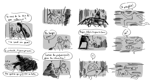A glimpse of the storyboard researches I made