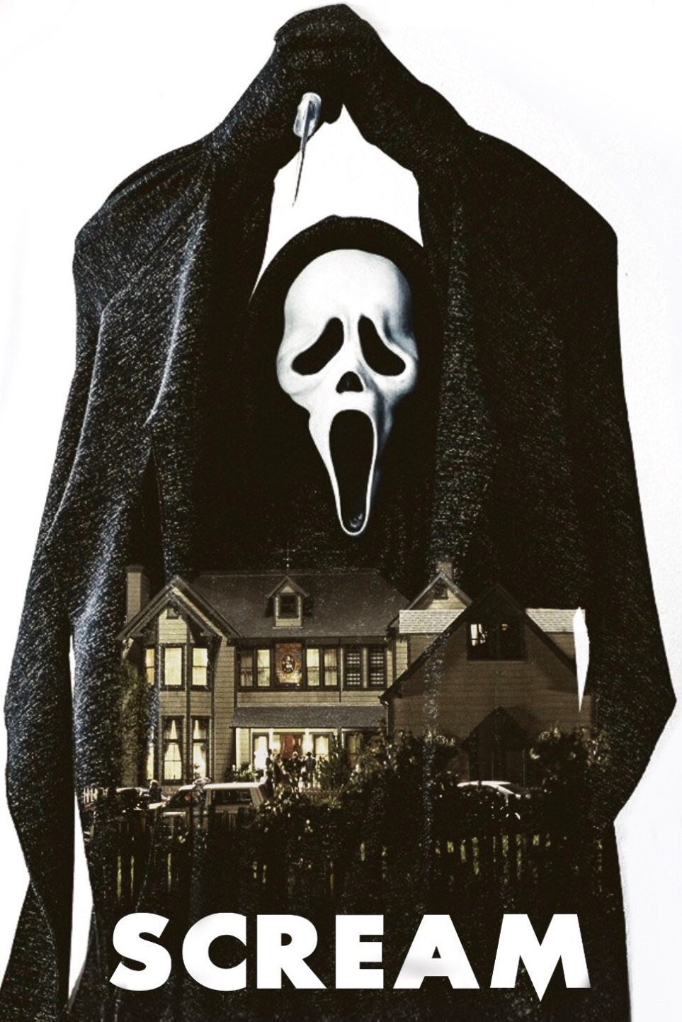 K-MOVIE DESIGNS — Scream (1996) - Fan-made Ghostface poster