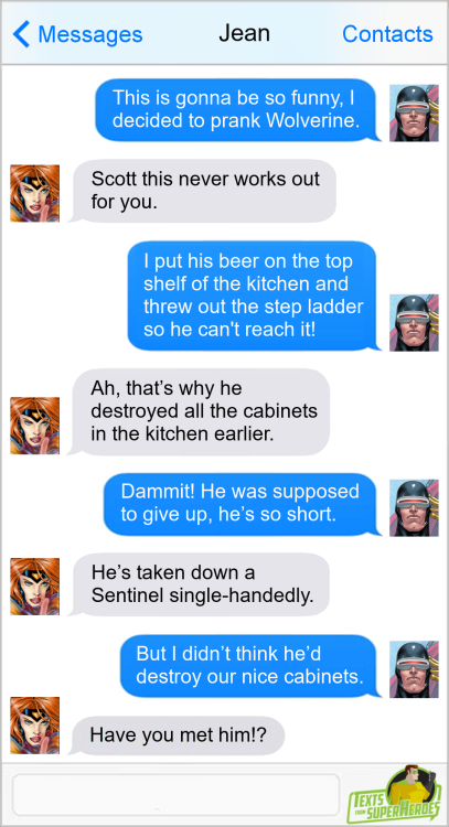 thesuperheroesnetwork:Texts From SuperheroesFacebook| Twitter | Patreon | Tapas