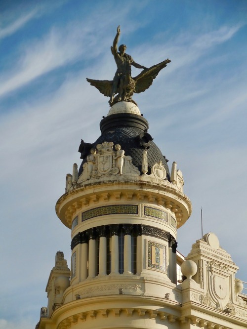 Cúpula decorada, Plaza de las Tendillas, Córdoba, 2016.