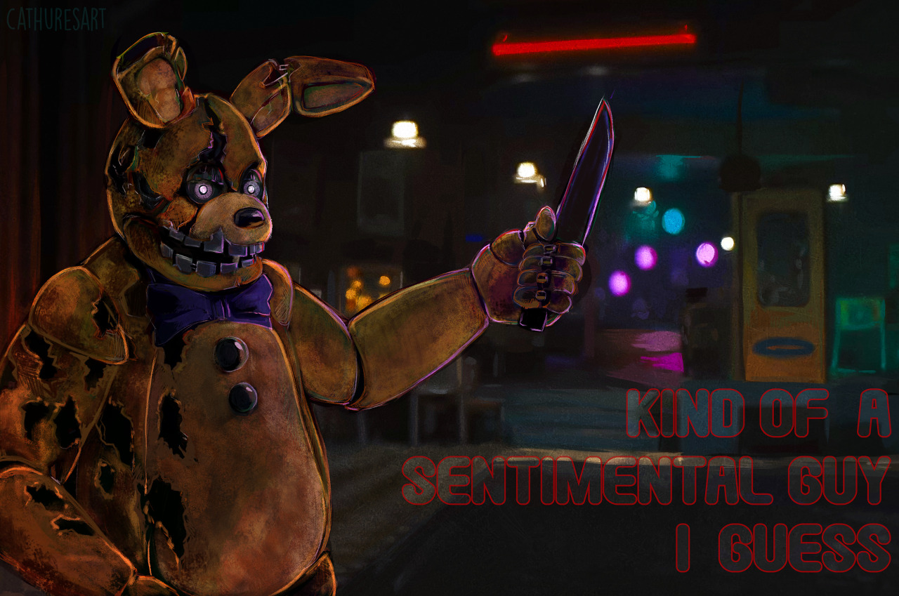 SpringBonnie and Fredbear  Fnaf art, William afton, Afton