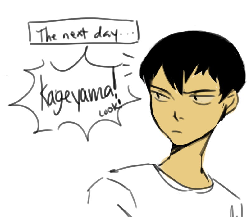 wassaat:  And then Kageyama tossed him into the trash. 