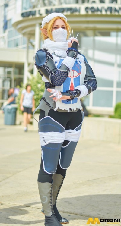 My very first cosplay I’ve ever made; Sheik from Legend of Zelda/Super Smash Bros.! Completely made 