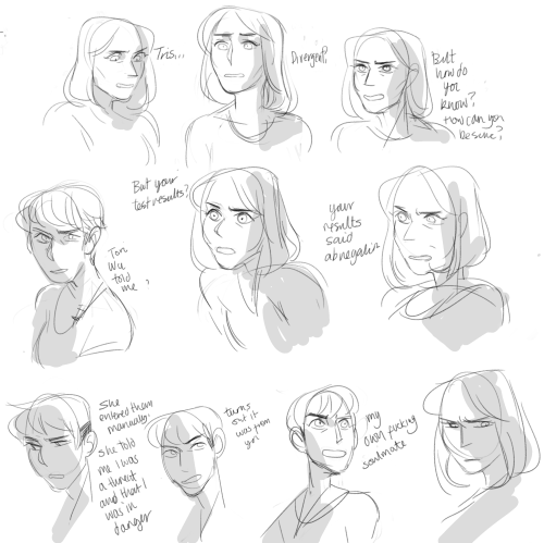 oh boy so i have a whole stack of jeantris sketches from twit i realised i hadn’t posted. some of th
