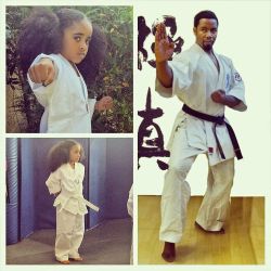 nasty-galxxx:  jbaines19:  Michael Jai White and his daughter, starting a legacy.   a.k.a. Black Dynamite