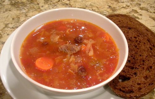 Sweet and Sour Cabbage Soup Recipe