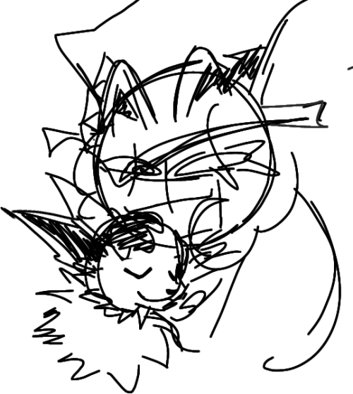I Have These Kinda Old Doodles Of Tk Having A Zapdos And A Jolteon! I Still Love Em To Death