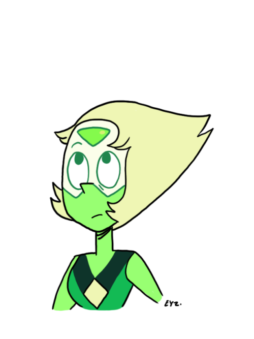 eyzmaster:  Steven Universe - Peridot 76 by theEyZmaster  Here’s something different for a change! And random!Peridot trying the other gems’ hairstyles!     <3 <3 <3