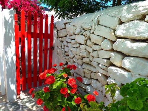 Red door in Chora, Folegandros island