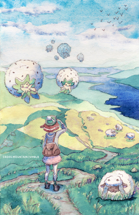 cross-mountain:A smol Galar landscape painting