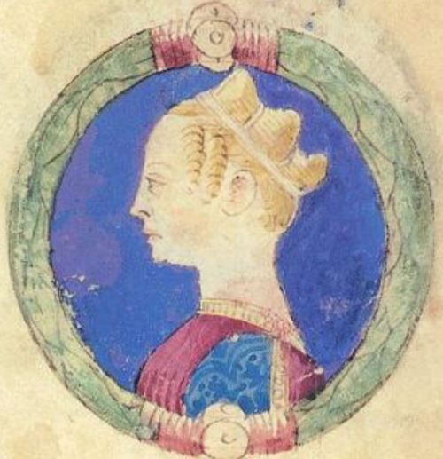 Illustrations from an Italian Renaissance manuscript “Genealogia dei Principi d'Este”, c. 1476