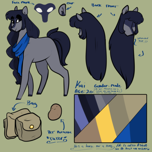 ask-kai-thetraveler:so i finally made a ref of kai. enjoy it cause i wont make any updated versions 