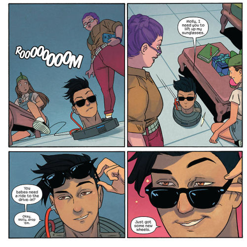 funnypages:Victor Mancha: Cool on a Roomba Runaways #9