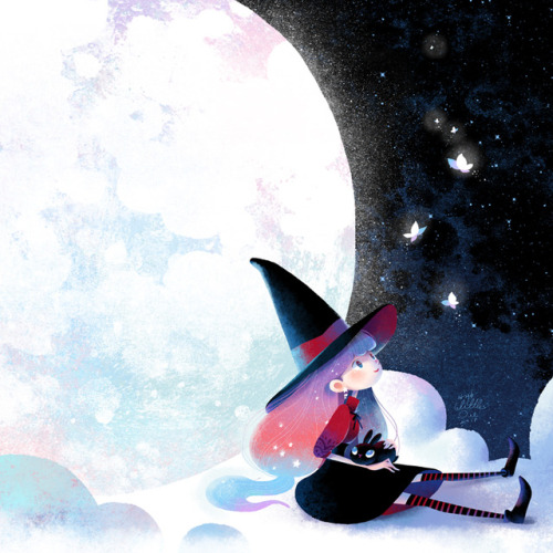 In your dreamI have a moon and a bunnyand I’m a little witch with magic hair