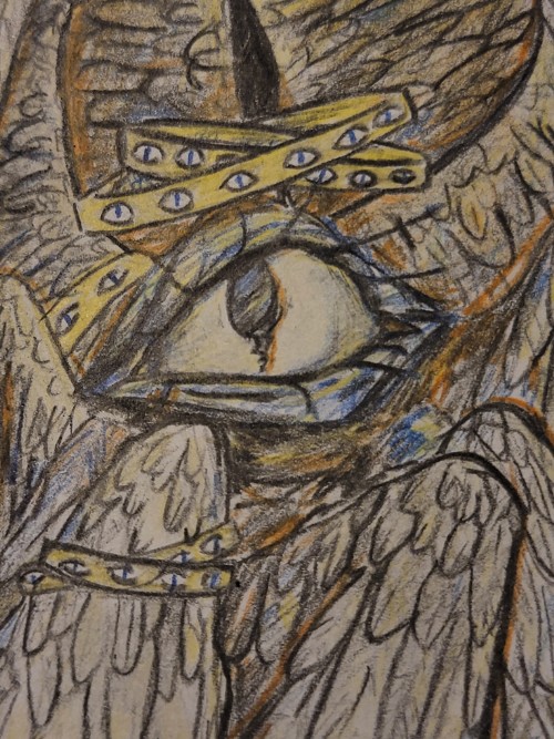 I Just Came Home One Day This Week And Felt Like Drawing A Biblically Accurate Angel And I Think It Turned