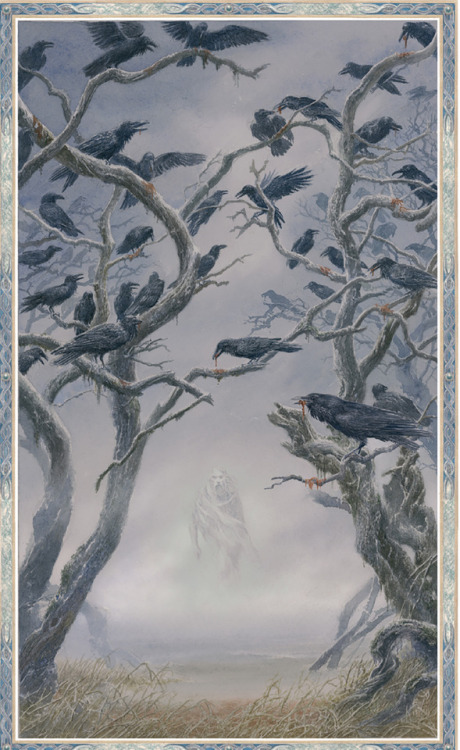 myrkvidrs:Beren &amp; Lúthien illustrations | by Alan Lee