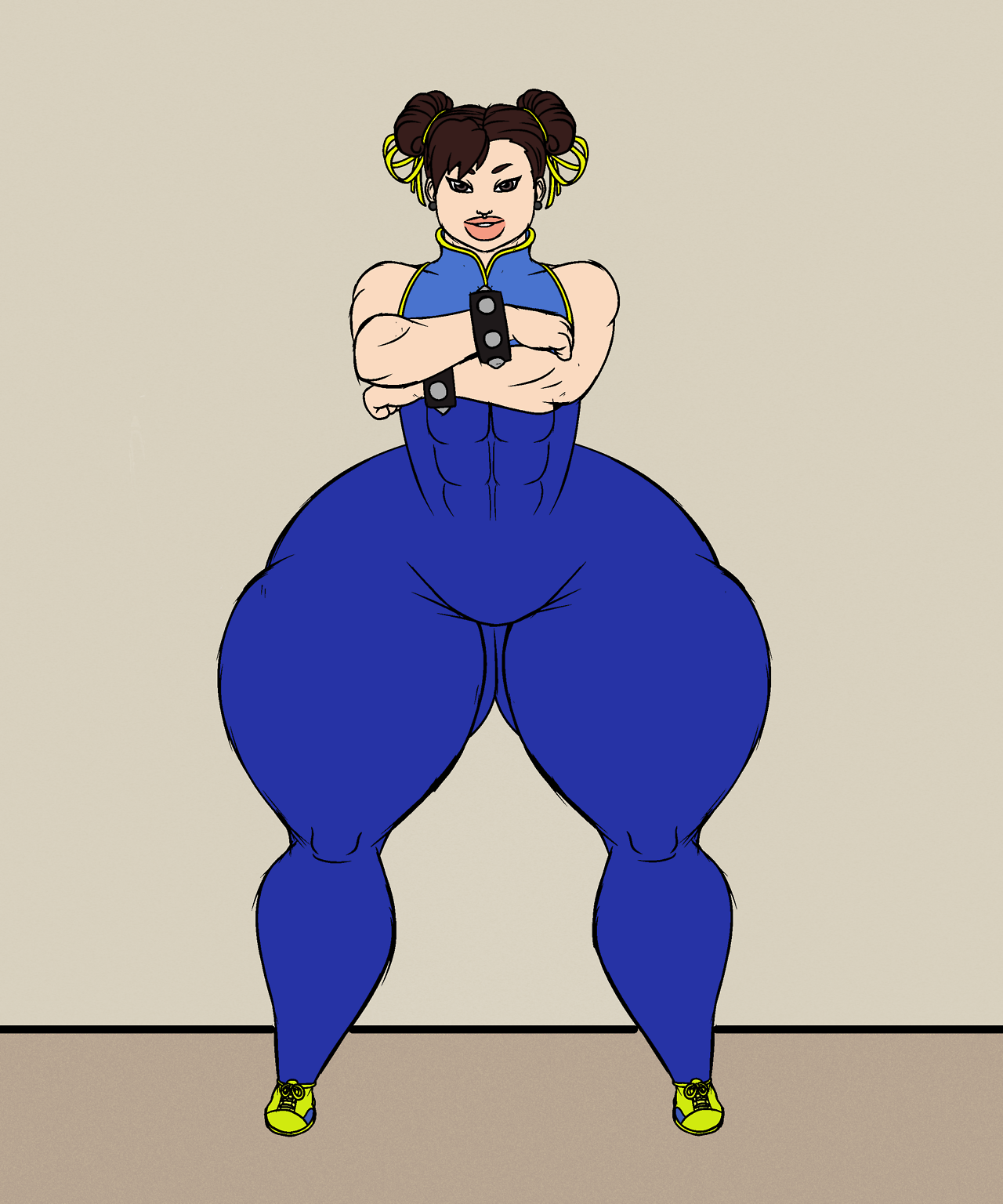 Cammy And Chun Li Colored by Overlordofnobodies 