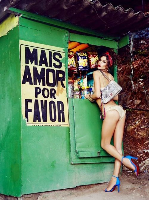 swimsuitsornothing: Alessandra Ambrosio by Ellen von Unwerth