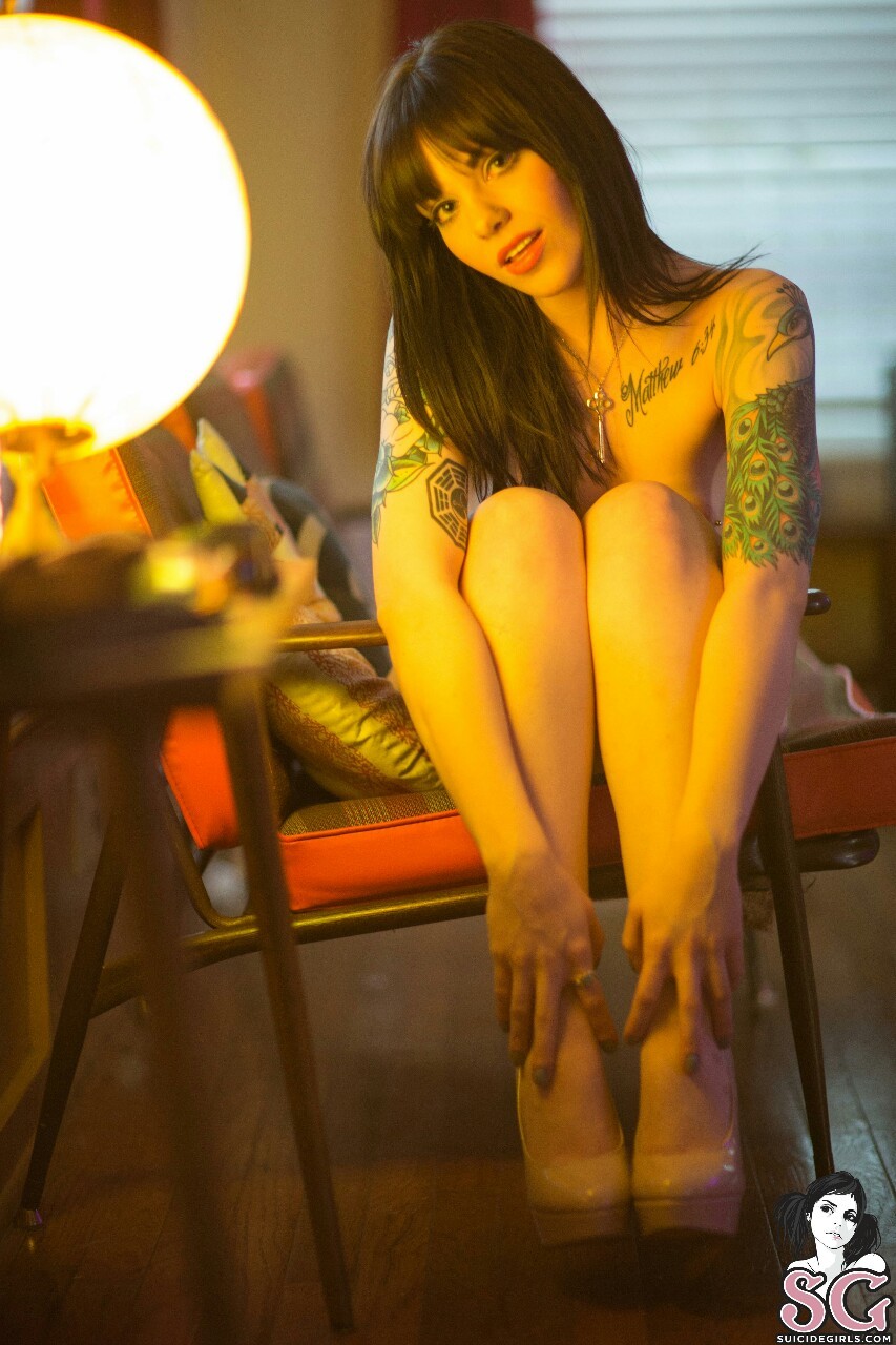 amazinggirlswithtattoos:  Orion Suicide. Wild Cat!!