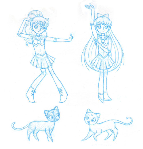 I had fun doing this Sailor Moon/Cartoon Saloon mashup :)Which is your favourite Sailor girl? Mine i