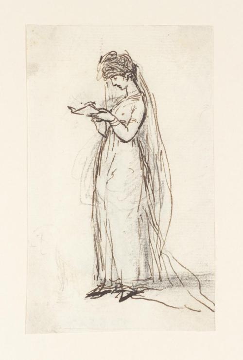 [title not known] Verso: Sketch, Nathaniel Dance-Holland, TatePurchased as part of the Oppé C
