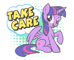 gingerbreadfrosting:MY LITTLE PONY Take care sticker