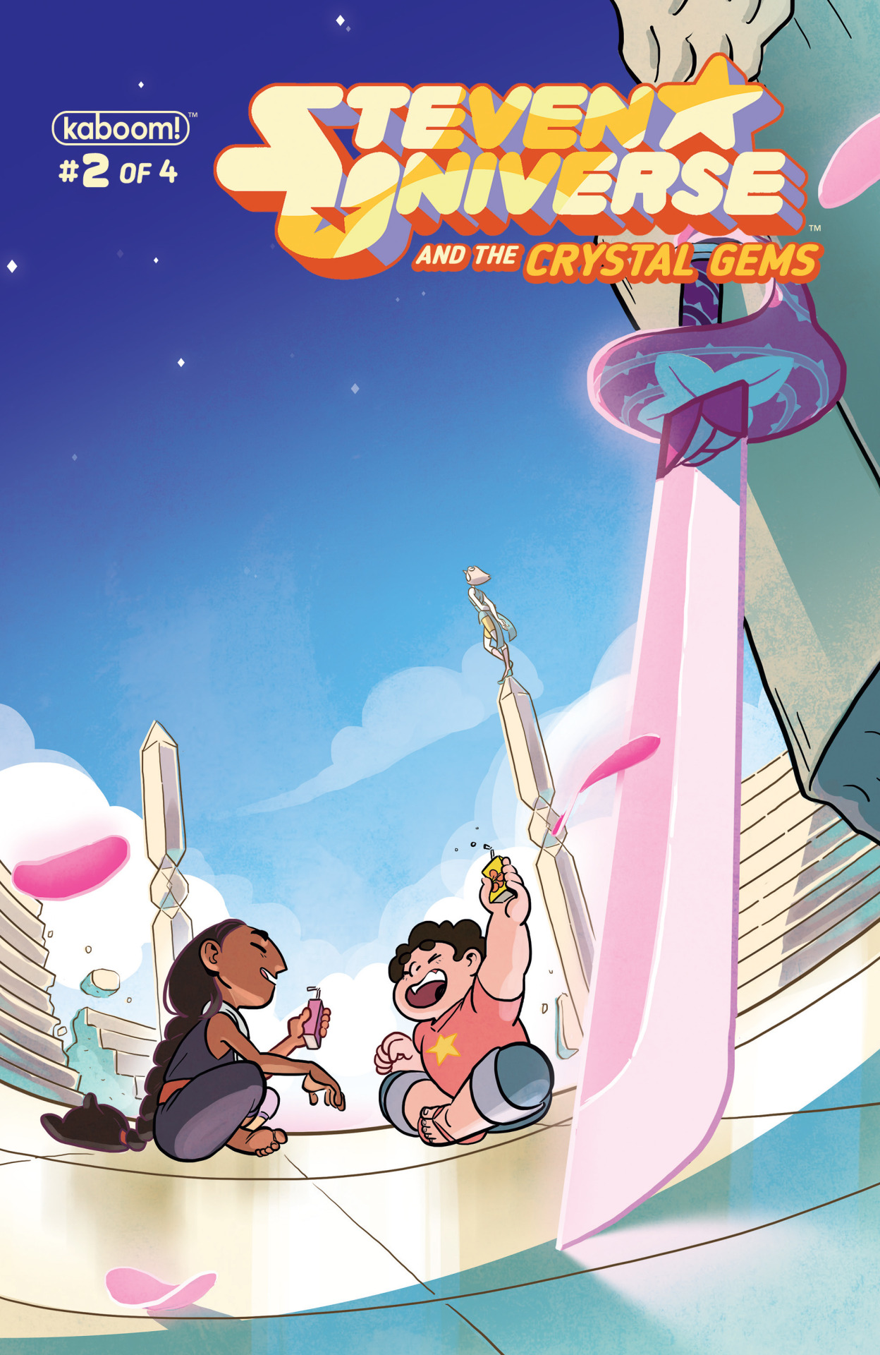 kaboomcomics:  STEVEN UNIVERSE AND THE CRYSTAL GEMS #2 (of 4) Check out these gorgeous