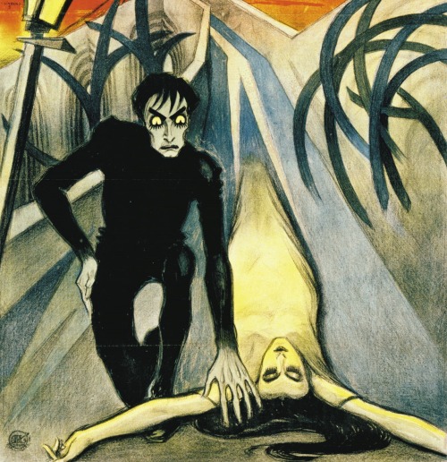 mykillyvalentine: Poster for Das Cabinet des Dr. Caligari (1920).