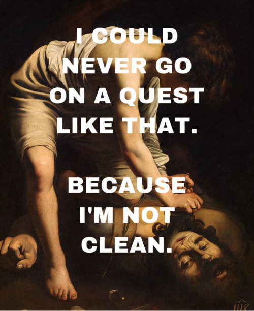 1892:my favorite spn quotes + caravaggio (insp)