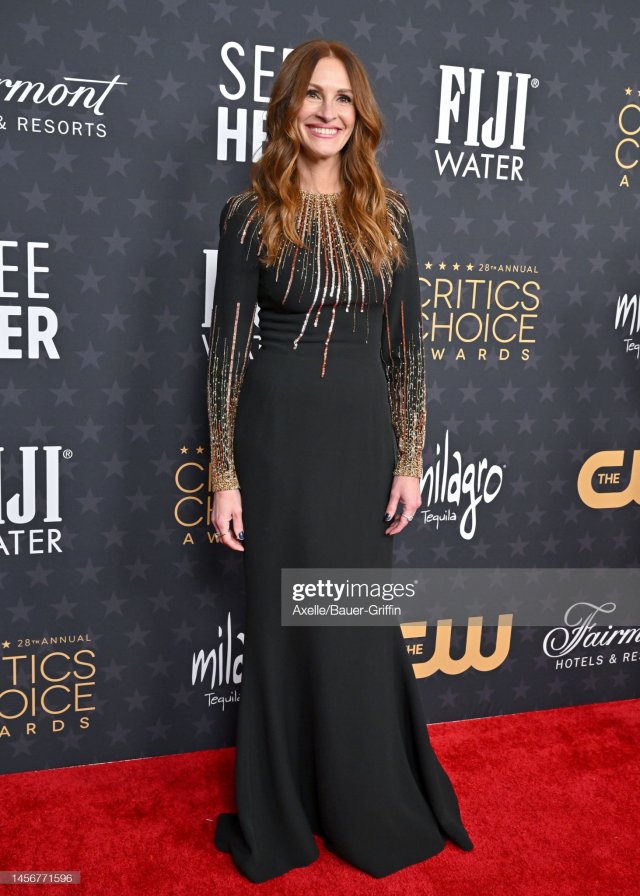 Julia Roberts at the 2023 Critics Choice Awards