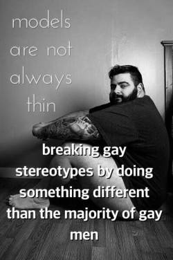 midibearstuff:  barebearx:  housebearsofatlanta:  Be yourself don’t follow gay stereotypes    I can’t stress this enough….