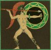 kourosart:Naked warrior. George Barbier, illus. Poèmes en prose. 1928. 