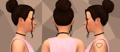 wild-pixel:Lucy Hair V5!!TOU (PLEASE READ!!) 18 swatches Not Hat Compatible Female teen to elder