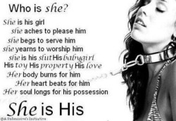 dominantandkinky:  mishnunaluna:  aches, begs, yearns…..for Him  Mine. This.