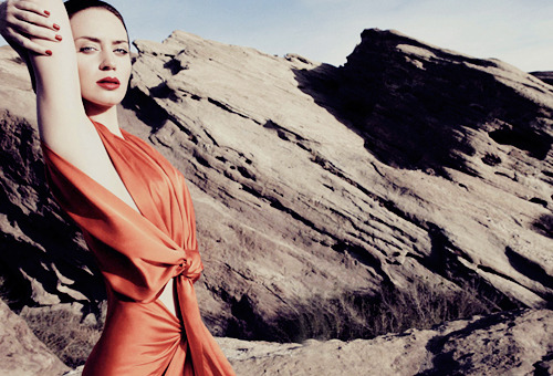 maggieshcw: emily blunt for harper’s bazaar 2011 