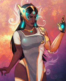 andajojo: Symmetra from Overwatch~ (Utopaea skin) I did this commission over my Twitch stream, thank you to everyone that came! To get a commission like this, check out andajojo.com! 