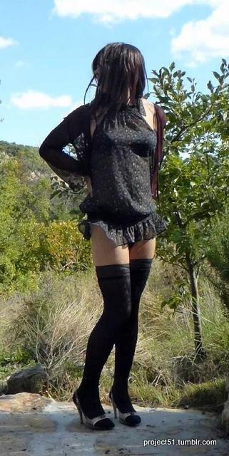 project51: more from the road side sissy hooker