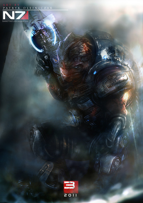 Porn photo whalesareassholes:Mass Effect Art - Patryk