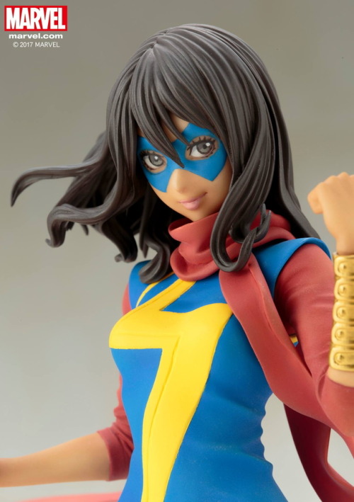 superheroesincolor:Kotobukiya: Ms. Marvel (Kamala Khan) Bishoujo Statue  Get it here[Follow Superher