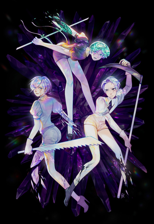haejilee: Houseki no Kuni - the Winter Trio—This is by far, the most time and effort I’v